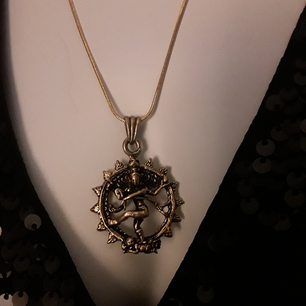 Dancing Natraja Pendant and necklace